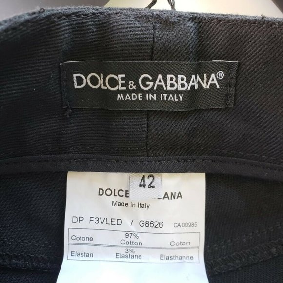 Dolce&Gabbana Jeans Boot Cut Denim - Black - Picture 6 of 10